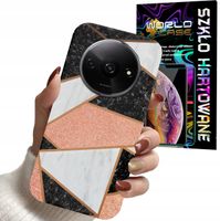 ETUI DO XIAOMI REDMI A3 4G - GEOMETRYCZNE WZORY DLA KOBIET PLECKI + SZKŁO