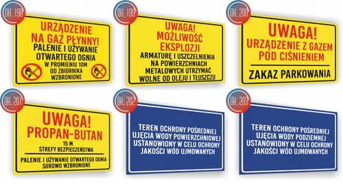 Znak Teren ochrony pośredniej ujęcia wody powierzchniowej nadruk 20x15 na Arena.pl