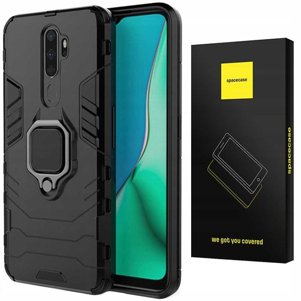 Spacecase X-Ring Oppo A5/A9 2020 Czarny zdjęcie 1