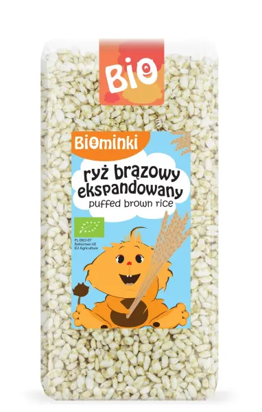 RyŻ BrĄzowy Ekspandowany BIO 75 g - Biominki zdjęcie 1