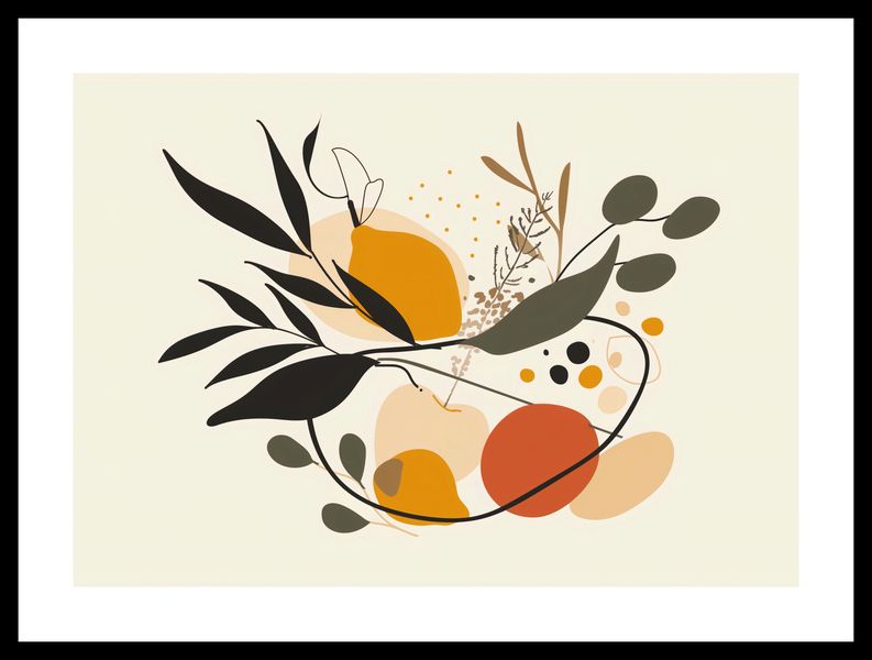 Plakat 42x29,7cm Botaniczny Wir zdjęcie 3
