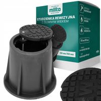 STUDZIENKA REWIZYJNA 110X150 MM KANALIZACYJNA WODY ŻELIWNA PP ZAWORU