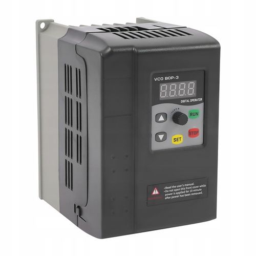 3PH 380V Sterowanie prędkością silnika fazowego VFD Inverter 2.2KW 5.8A na Arena.pl