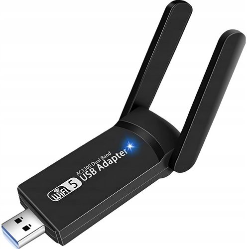 KARTA SIECIOWA WIFI WI-FI ADAPTER USB 3.0 1300Mbps 5GHz 2 TRYBY AP na Arena.pl
