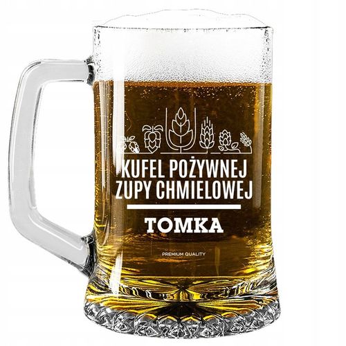 Kufel do piwa z grawerem 500 ml PREZENT DLA NIEGO na Arena.pl