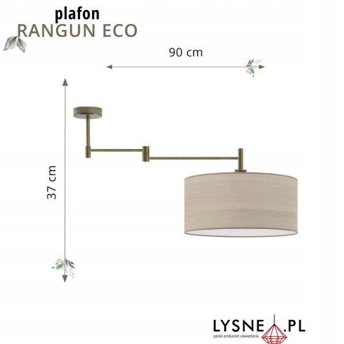 Plafoniera plafon RANGUN ECO na Arena.pl