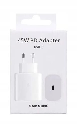 ŁADOWARKA SAMSUNG 45W EP-TA845XBEGCN 1x USB-C SUPER FAST CHARGER Biała na Arena.pl