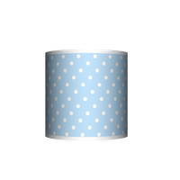 Abażur EKO - Błękitne kropki