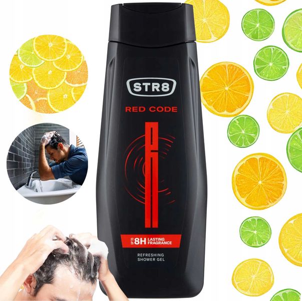 STR8 Żel Pod Prysznic 400ml Red Code zdjęcie 2
