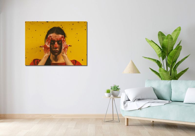 Obraz 100x70cm Dotyk Ekspresji Własnej zdjęcie 2