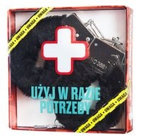 kajdanki   awaryjne kajdanki czarne