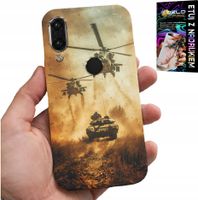 ETUI DO HUAWEI P SMART 2019 - HELIKOPTER WOJSKOWY CZOŁG MILITARIA CASE