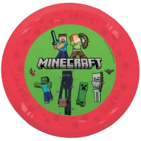 talerze wielorazowe minecraft 21 cm 4 szt.