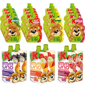 Kubuś Zestaw Musów dla dzieci mix smaków 100 g x 22 sztuki