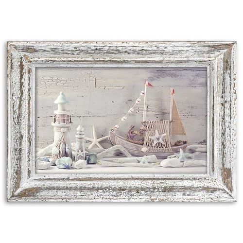 Emaga Obraz na płótnie, Pamiątki znad morza shabby chic - 60x40 na Arena.pl