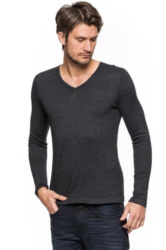 TOM TAILOR V-NECK WITH RIB DETAILS M na Arena.pl