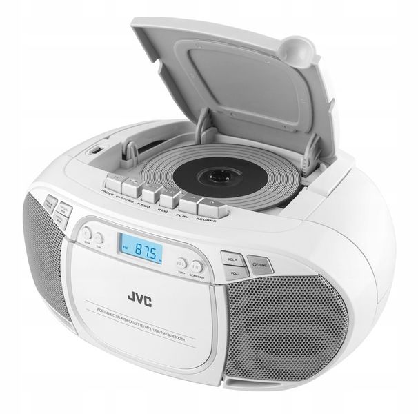 Radioodtwarzacz JVC RC-E451W CD AUX USB Biały zdjęcie 2