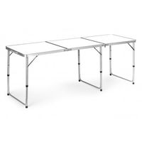 STOLIK TURYSTYCZNY SKŁADANY 180X60CM BIAŁY MULTIGARDEN