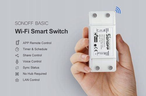 Przełącznik Sonoff RF WiFi + RF433Mhz na Arena.pl