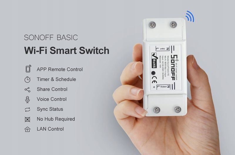 Przełącznik Sonoff RF WiFi + RF433Mhz zdjęcie 11