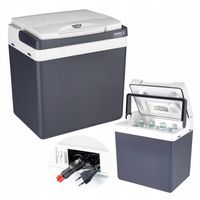 Lodówka turystyczna SAMOCHODOWA 25 L uchwyt 12 V i 230 V