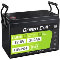 GREEN CELL CUBE LI-FO 200AH 12.8V DO KAMPERA SOLARY FOODTRUCK