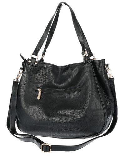 Torebka Damska Shopperka włoska marka CHARRO Pojemna A4 Torba CH6626 Czarna na Arena.pl