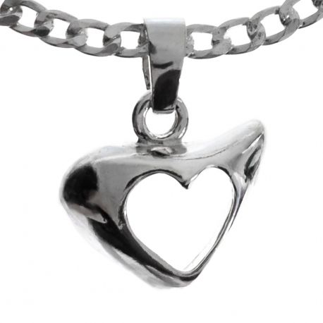 SREBRNY WISIOREK SERDUSZKO PRÓBA SREBRA 925 na Arena.pl