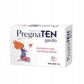 PregnaTEN gardło PASTYLKI DO SSANIA, dla kobiet w ciąży, 20SZTUK