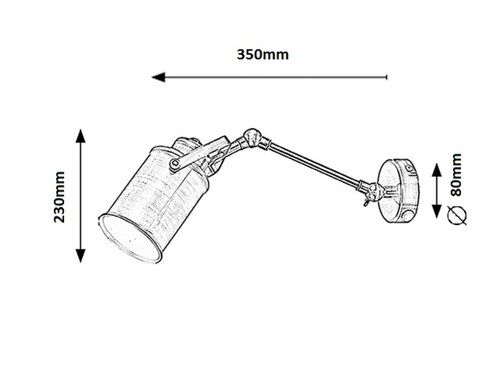 Lampa ścienna Peter na Arena.pl
