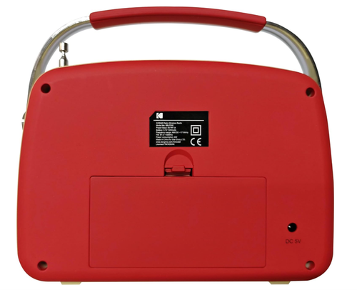 Retro Radio RR-7302 Bluetooth AUX USB AM FM Styl Vintage Przenośne Czerwone na Arena.pl