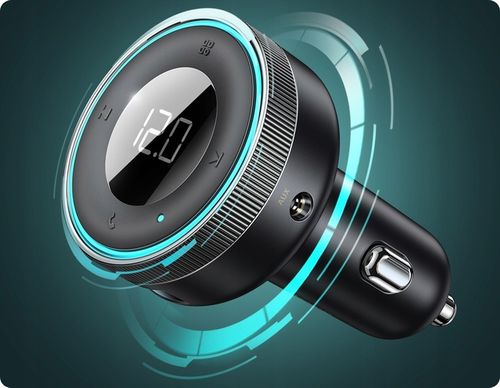 BASEUS TRANSMITER FM BLUETOOTH ŁADOWARKA SAMOCHODOWA USB 2.4A PD TF AUX na Arena.pl