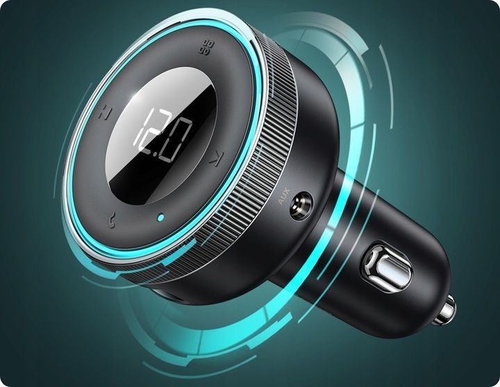 BASEUS TRANSMITER FM BLUETOOTH ŁADOWARKA SAMOCHODOWA USB 2.4A PD TF AUX zdjęcie 9