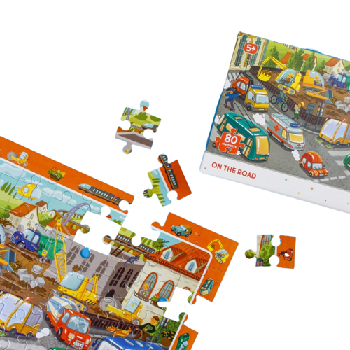 Puzzle Obserwacyjne Na Drodze 80 Elementów Dodo  300370 na Arena.pl