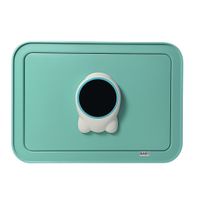 c25 Miętowy zielony sejf biurowy elektroniczny zamek skarbonka na klucz