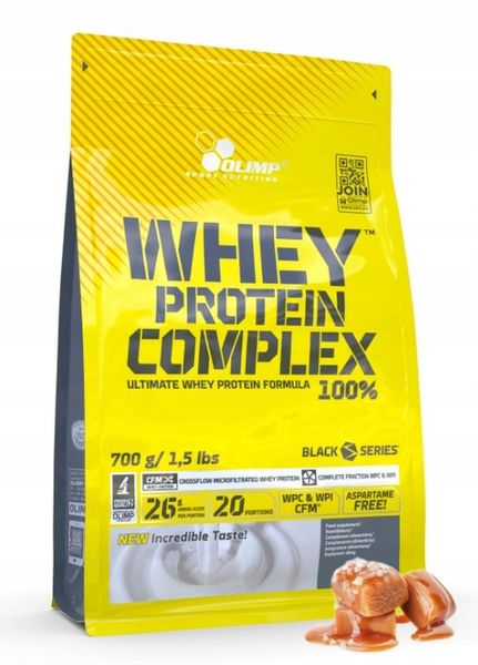 OLIMP WHEY PROTEIN COMPLEX Słony karmel BIAŁKO KONCENTRAT 700g zdjęcie 1