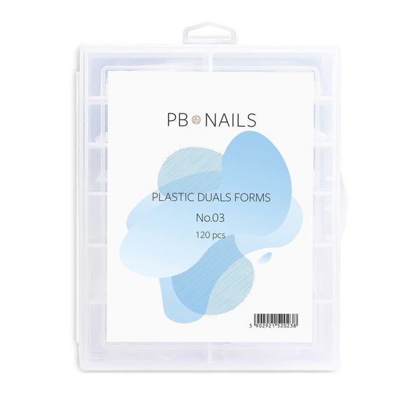PB NAILS Górne formy Dual Forms No.03 - migdał współczesny zdjęcie 1