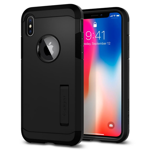 SPIGEN TOUGH ARMOR Apple iPhone X - BLACK na Arena.pl