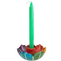 ZIELONA ŚWIECA INTENCYJNA DO RYTUAŁÓW CZAKRA SERCA SOJOWA 1 SZTUKA