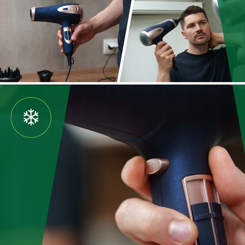 Suszarka do włosów 2400W Z JONIZACJĄ Zimny nawiew + Koncentrator i Dyfuzor na Arena.pl