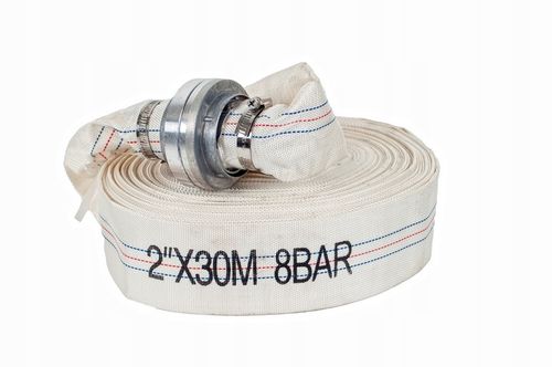 WĄŻ STRAŻACKI DO WODY SZAMBA 2" 30M DO POMPY FAST-FIX MOCNY DŁUGI na Arena.pl