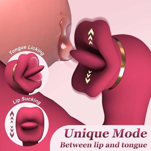 Silicone Vibrator - 7 Rotating Functions And 7 Licking Functions na Arena.pl