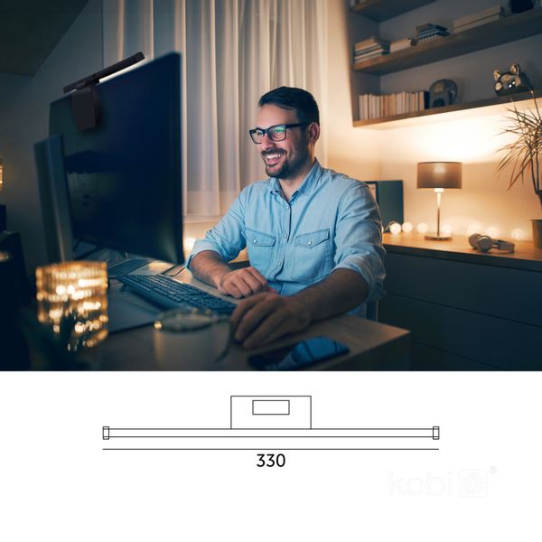 Lampka LED Na Monitor 5W Regulowana Zasilanie USB-A Oświetlenie Ekranu zdjęcie 5