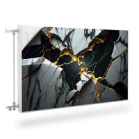 Maskownica MAGNETYCZNA Grzejnika MARMUR Abstrakcja Efekt 3D 100cm x 60cm