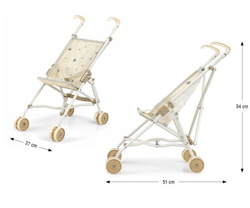 MILLY MALLY 6240 Wózek dla lalek Julia Nature na Arena.pl