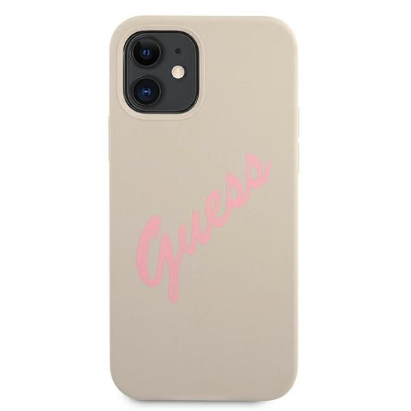 Etui Guess do iPhone 12 mini, Różowy zdjęcie 3