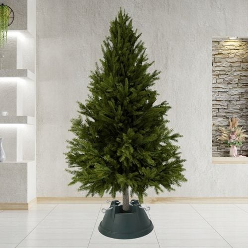 Stojak pod choinkę ZIELONY nowoczesny POJEMNIK na wodę 2,2m STABILNY średni na Arena.pl