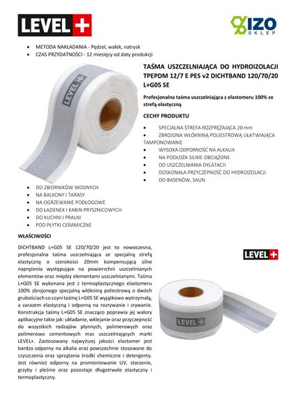 Zestaw Hydroizolacja Folia w płynie 12kg Taśma 15m Grunt zdjęcie 11