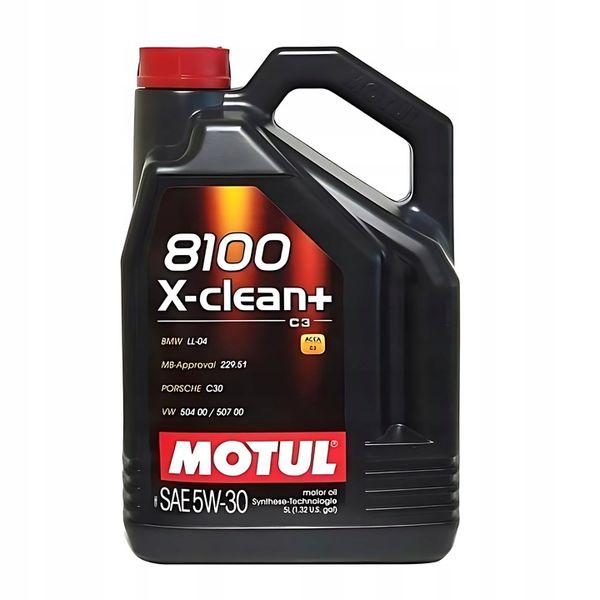 MOTUL 8100 x-clean+ C3 5W30 5L zdjęcie 8
