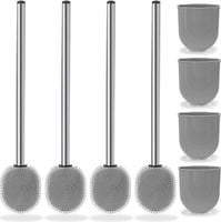 szczotka do toalety łazienki z silikonową główką 4